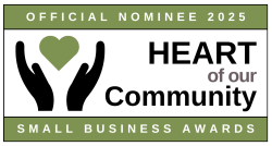 We were nominated for the Community Futures HEART OF THE COMMUNITY award!